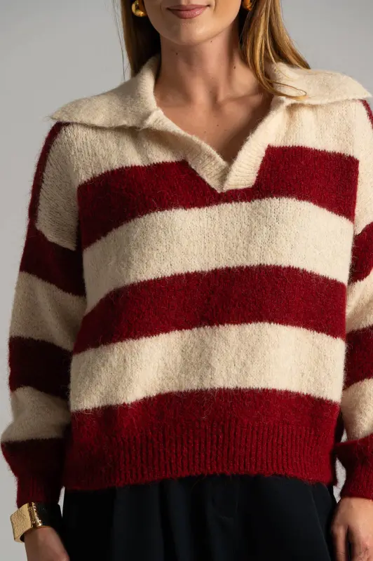 Μπλούζα Πουλόβερ Γιακάς