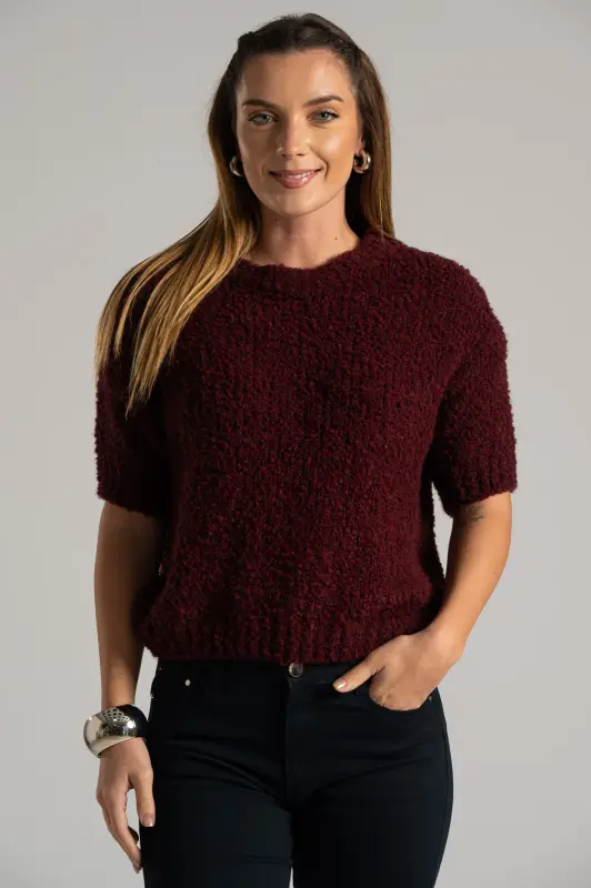 Μπλούζα Πουλόβερ Κοντά Μανίκια