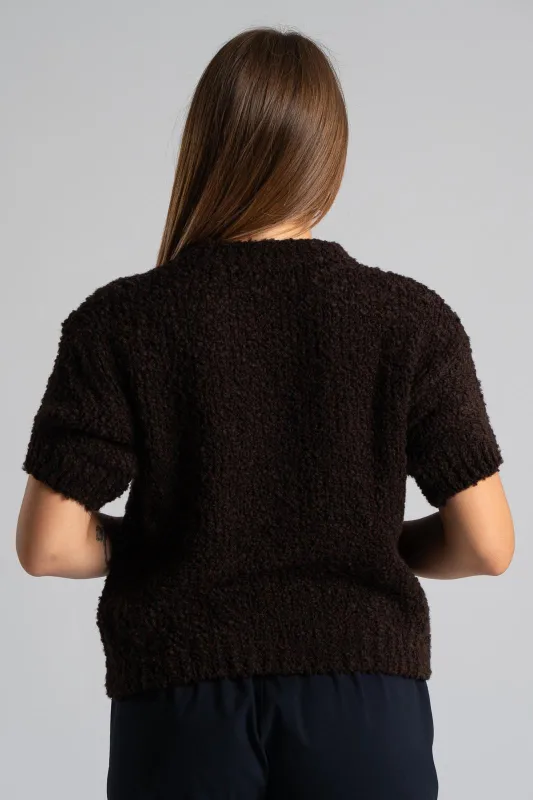 Blouse Sweater Short Sleeves 