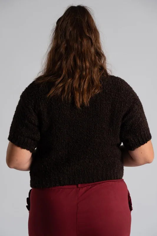 Blouse Sweater Short Sleeves 