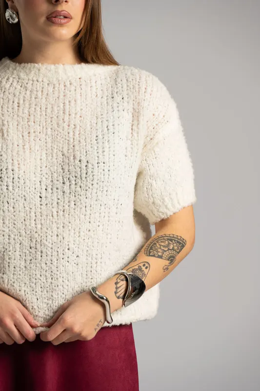 Μπλούζα Πουλόβερ Κοντά Μανίκια