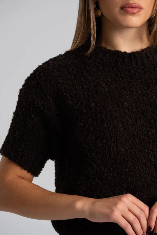 Blouse Sweater Short Sleeves 