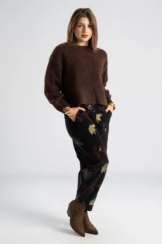 Blouse Sweater Back Bow