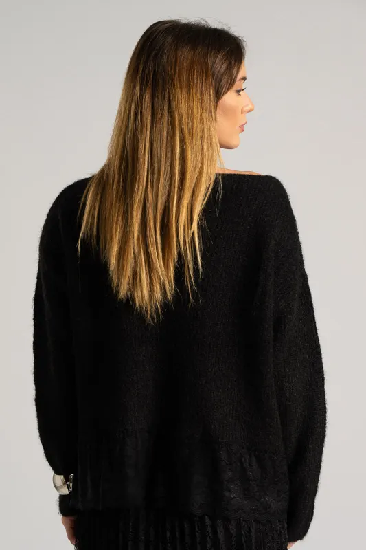 Blouse Sweater Finish Lace