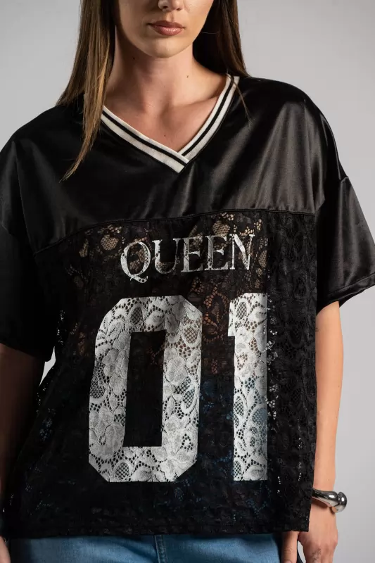 Μπλούζα Queen Δαντέλα
