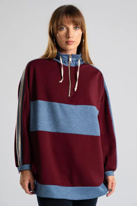 Blouse Stripes Sleeves 