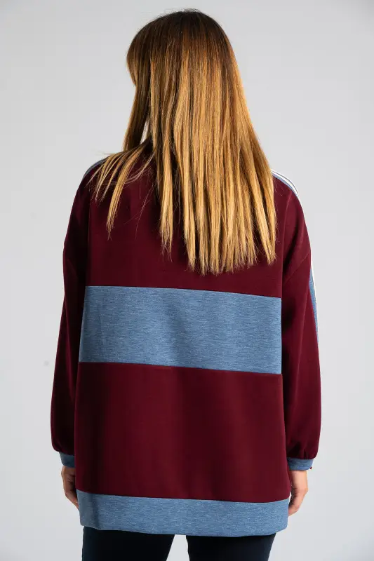 Blouse Stripes Sleeves 