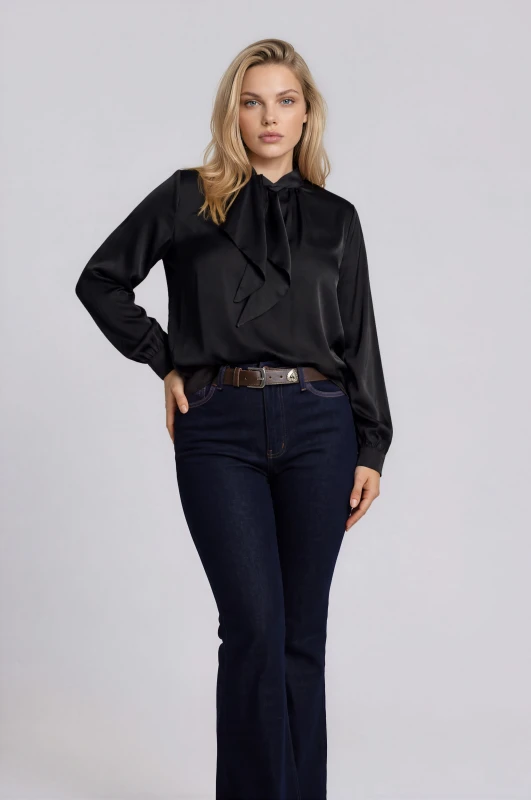Blouse Satin Tie 