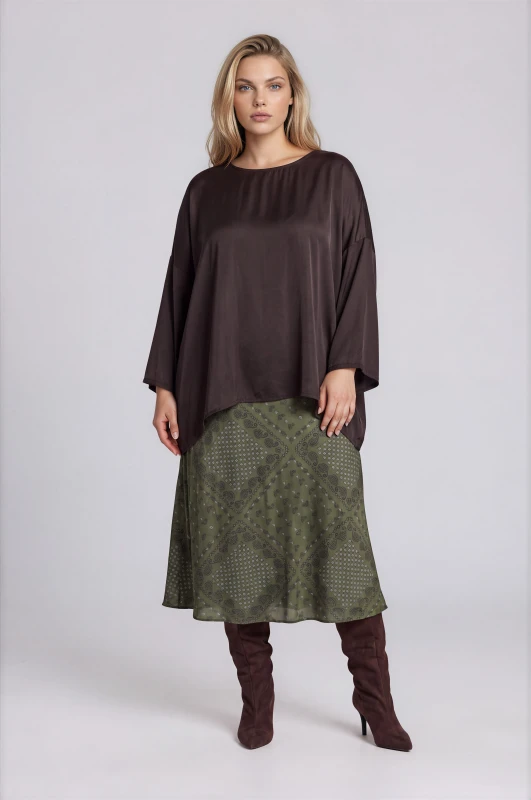 Μπλούζα Σατέν Oversized