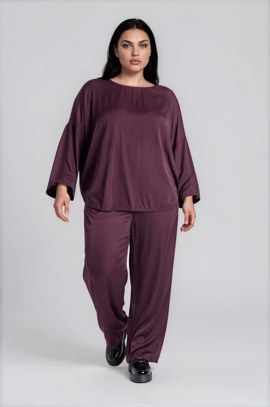 Μπλούζα Σατέν Oversized