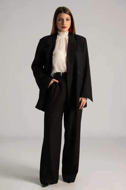 Blouse Honeycomb Neckline