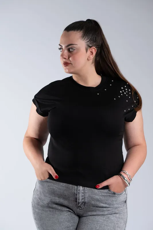 Μπλούζα Στρας Λεπτομέρειες