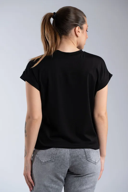 Blouse Rhinestone Details 