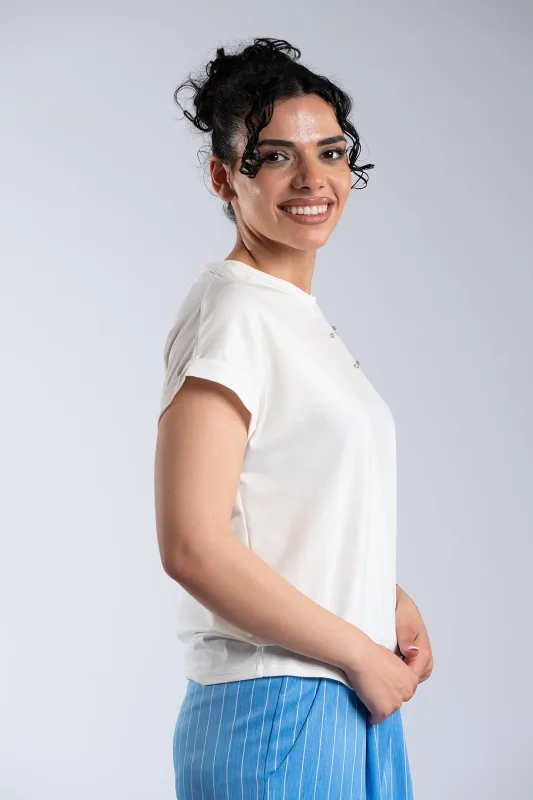 Μπλούζα Στρας Λεπτομέρειες