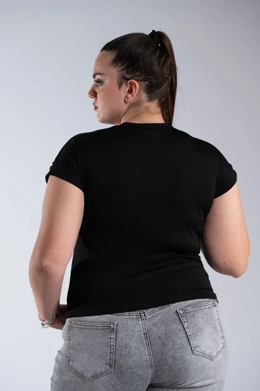 Blouse Rhinestone Details 