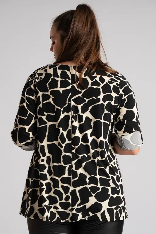 Μπλούζα Στρογγυλή Λαιμόκοψη Cow