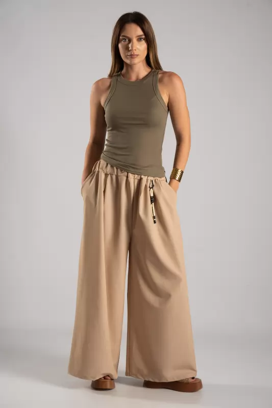 Blouse Tank Top Rib 