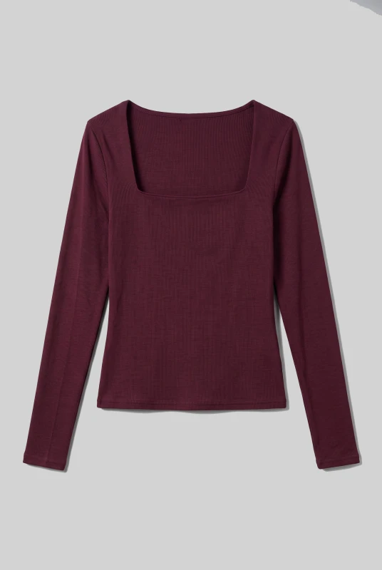 Blouse Square-Neck 