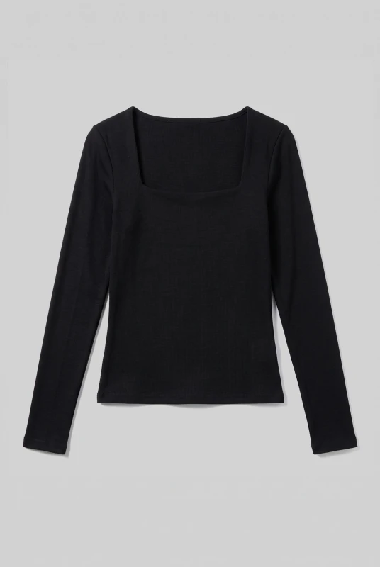 Blouse Square-Neck 