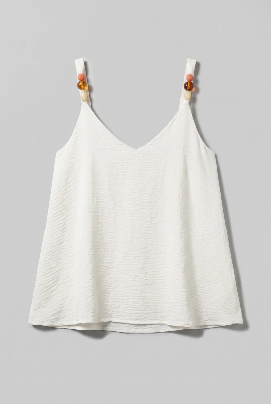 Blouse Strap with Decorative Beads 