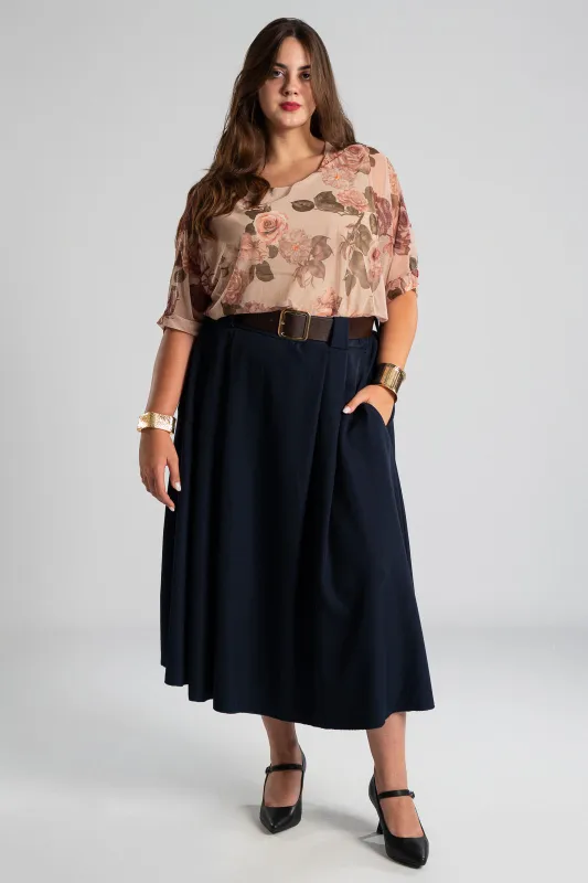 Blouse Floral Tulle 