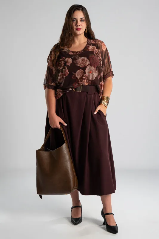 Blouse Floral Tulle 