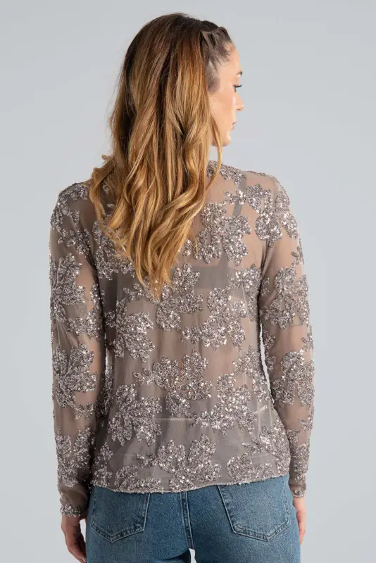 Blouse With Sequins