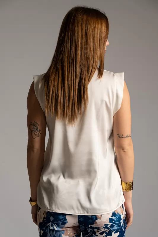 Blouse V Sleeveless