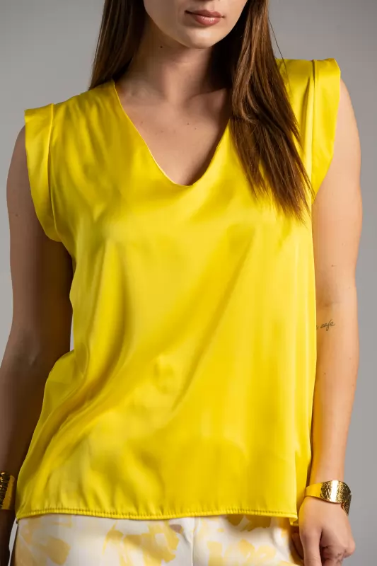 Blouse V Sleeveless