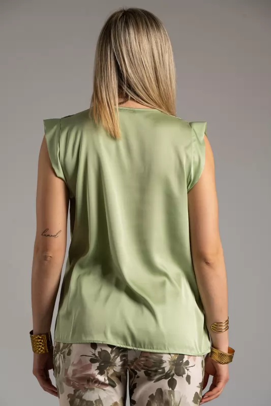 Blouse V Sleeveless