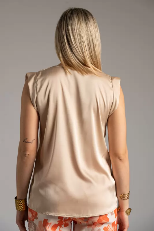 Blouse V Sleeveless