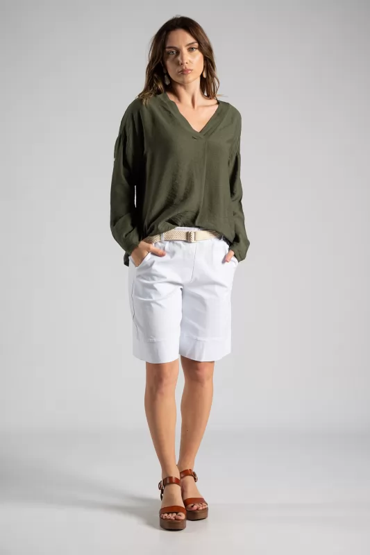 Blouse V Neckline