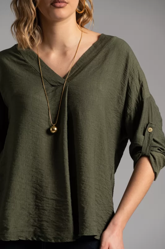 Blouse V Neckline