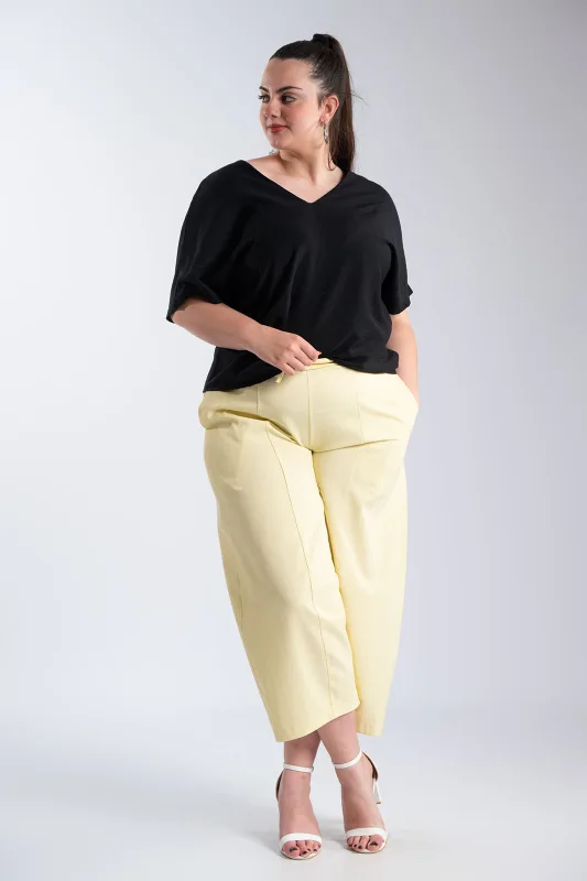 Μπλούζα V Λαιμόκοψη Φιόγκος Πουά