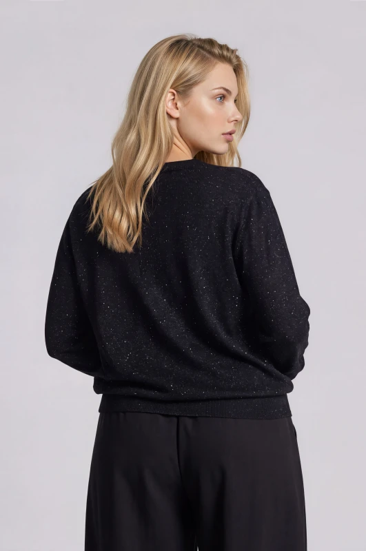 V-neck Βlouse Lurex