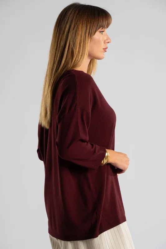 Blouse V Rib Finish