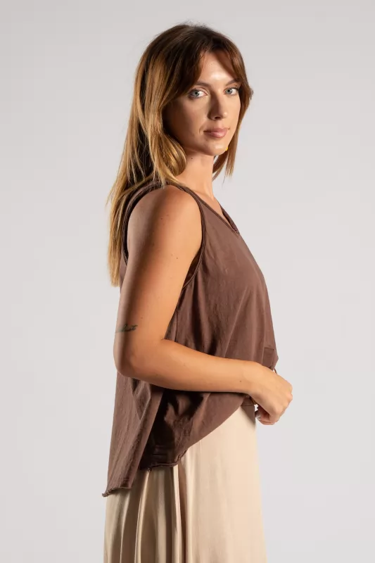 Blouse Cotton Sleeveless