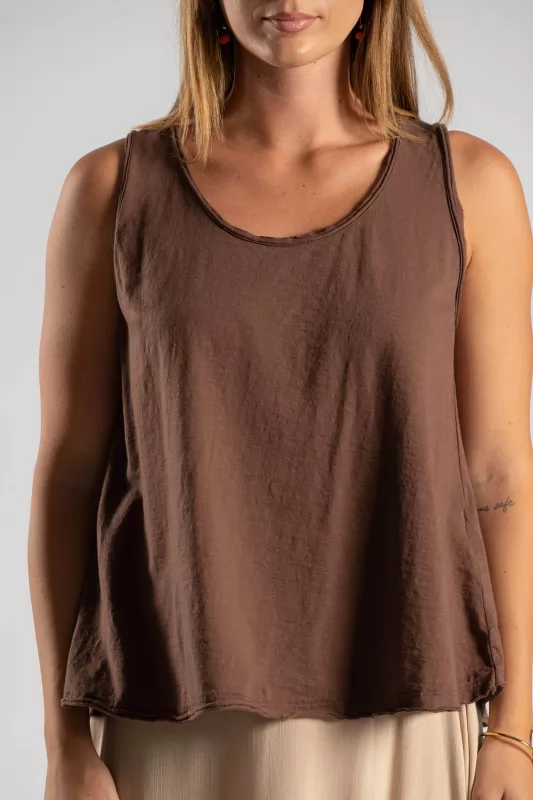 Blouse Cotton Sleeveless