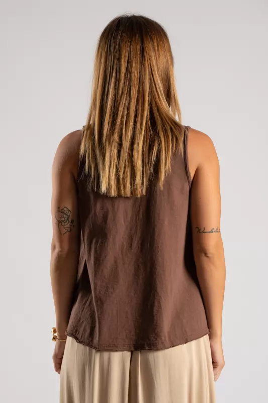 Blouse Cotton Sleeveless