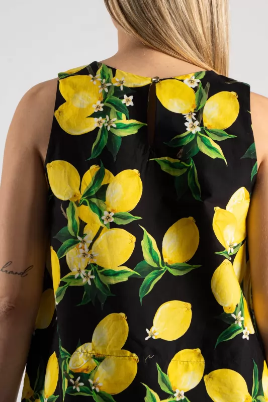Μπλούζα Βαμβακερή Αμάνικη Lemons