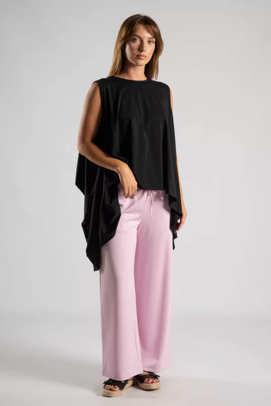 Cotton Blouse Asymmetrical