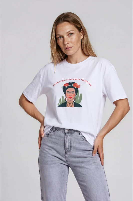 Μπλούζα Βαμβακερή Frida Kahlo