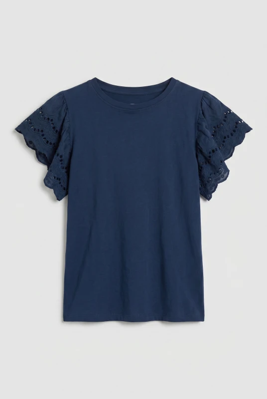 T-Shirt Cotton Kippur Sleeve 