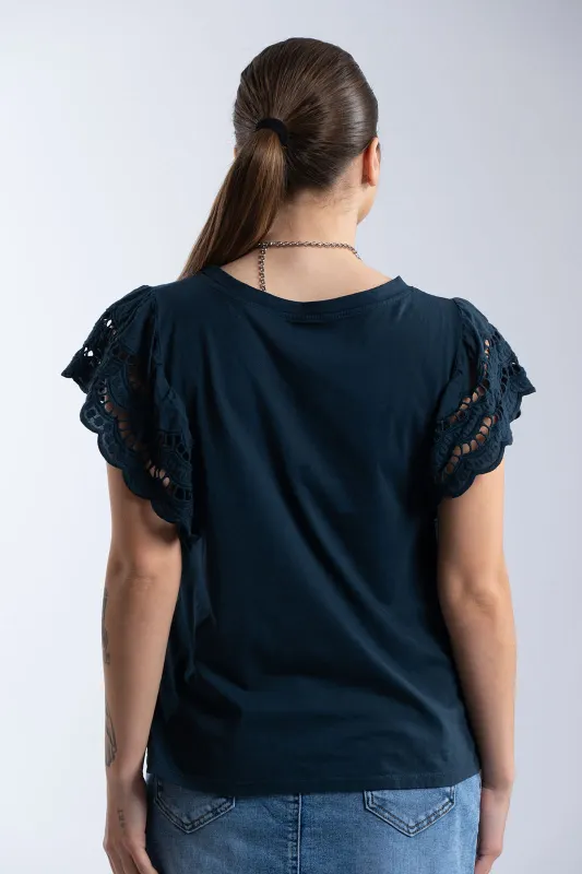 T-Shirt Cotton Kippur Sleeve 