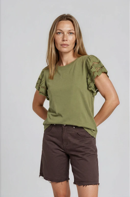 T-Shirt Cotton Kippur Sleeve 