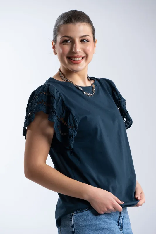 T-Shirt Cotton Kippur Sleeve 
