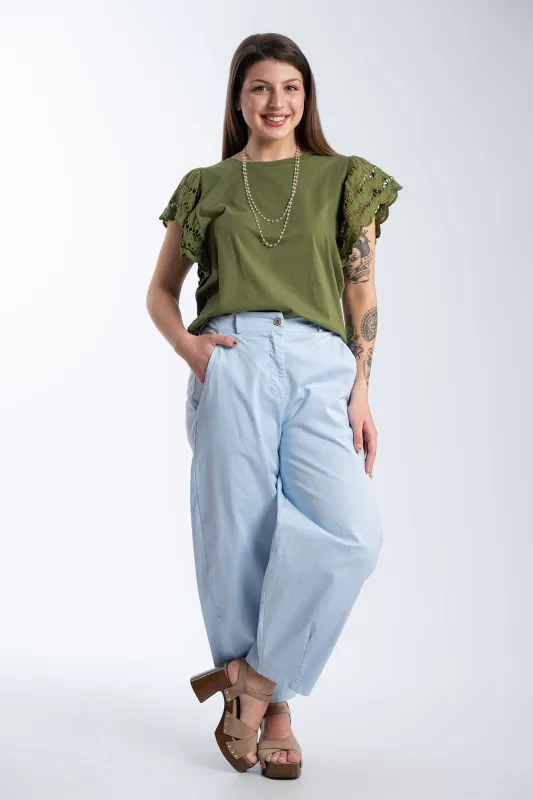 T-Shirt Cotton Kippur Sleeve 