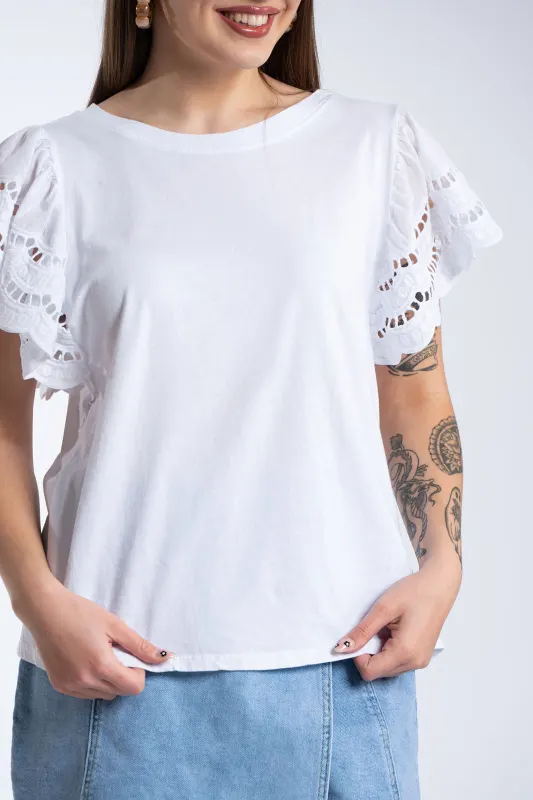 T-Shirt Cotton Kippur Sleeve 