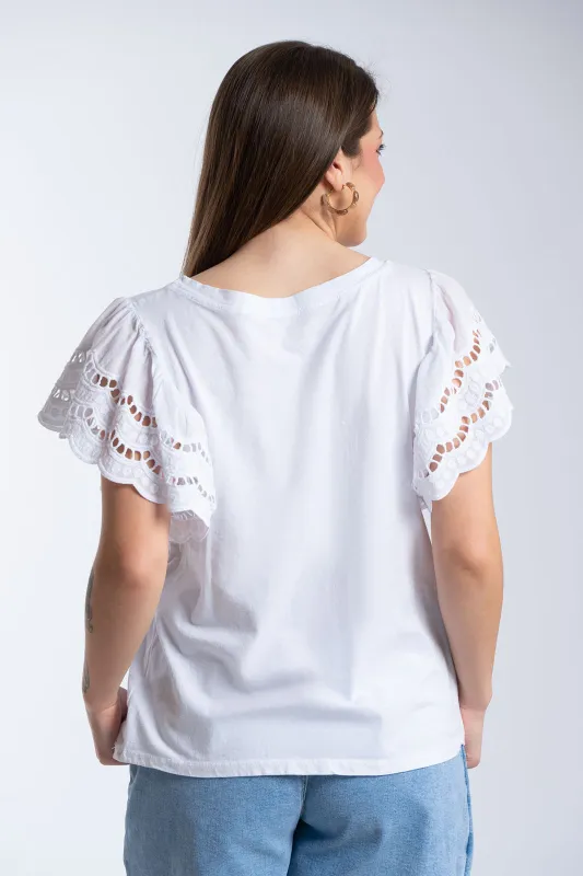 T-Shirt Cotton Kippur Sleeve 
