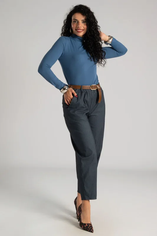 Cotton Blouse Lupeto Neckline